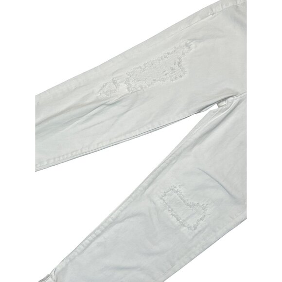 Liverpool‎ The Girlfriend Jeans in Distressed White Wash Size 4/27 - Picture 4 of 6